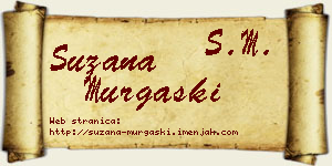 Suzana Murgaški vizit kartica